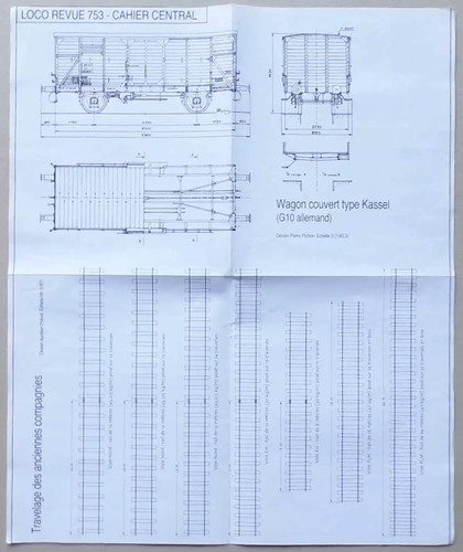 Plan blue print wagon couvert - blue,