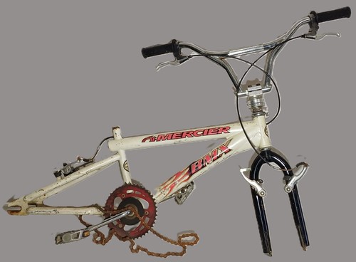 Cadre guidon pédalier bmx - guidon,