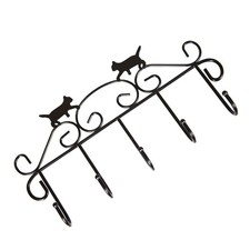  Crochet Mural Noir Accroche