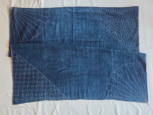 Grand tissu emballage ancien - grand,