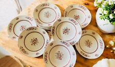 Ensemble d’assiettes Digoin Sarreguemines "Guy", porcelaine véritable opaque, 18