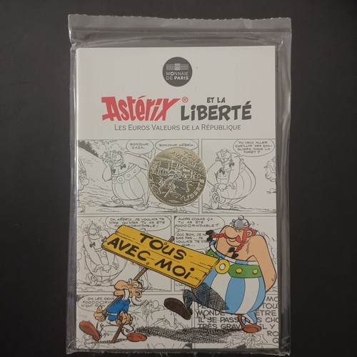 Euros argent 2015 asterix - 10,
