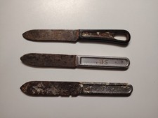 WW1 3 couteaux US 1917 equipement du soldat couverts gamelle
