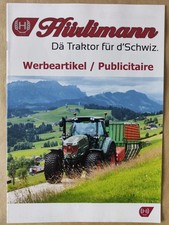 Catalogue D' Articles Publicitaires Tracteurs Hürlimann Prospectus Brochure