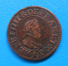 Henri IV double tournois 1607 A Paris , cgkl 222