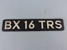 CITROEN BX 16 TRS insigne emblème logo sigle monogramme hayon coffre aluminium