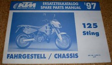 Catalogue De Pièces / Liste De Pièces KTM 125 STING - Châssis - 1997