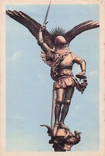 50 MONT SAINT MICHEL STATUE DE SAINT MICHEL PAR FREMIET