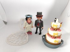 Playmobil 4298 Mariés Et Pièce Montée Complet 