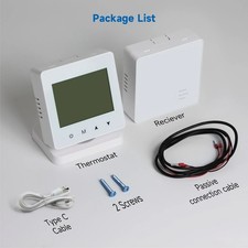 Chaudière à gaz chauffage au sol RF thermostat sans fil précision programmabl