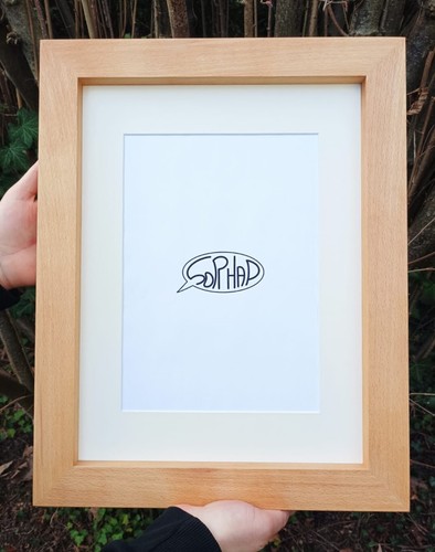 Cadre artisanal hêtre - cadre,