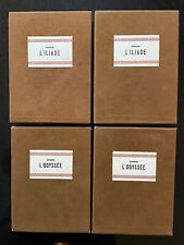 HOMÈRE - L'ILIADE - L'ODYSSÉE - 4 VOLUMES - LE VASSEUR & Cie - BENITO - 1939/41