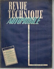 REVUE TECHNIQUE AUTOMOBILE 109 RTA 1955 SIMCA COMETE MONTE CARLO VEDETTE VENDOME