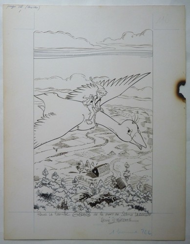 Rare planche originale - rare,