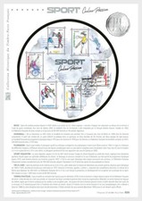 France 2022 Boxing SPORT handball Archery Equestrian horse ROUND ms6v DOC FDC