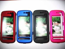 HOUSSE COQUE PLASTIQUE NOKIA 5800 XPRESSMUSIC ROSE ROUGE NOIR BLANC BLEU