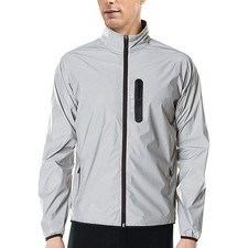 Veste de cyclisme réfléchissante pour homme, imperméable, haute visibilité,