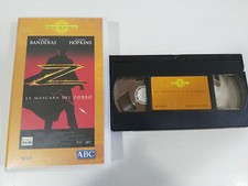 La Masque Del Zorro VHS Tape Collectionneur Édition Espagnole ANTONIO BANDERAS