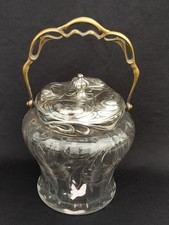 seau a biscuit art nouveau cristal taillé baccarat ? Cookie bucket art & crafts