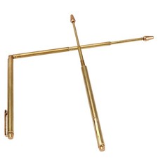 Baguettes de radiesthésie psychique en laiton longueur 57 cm flexible pour dive