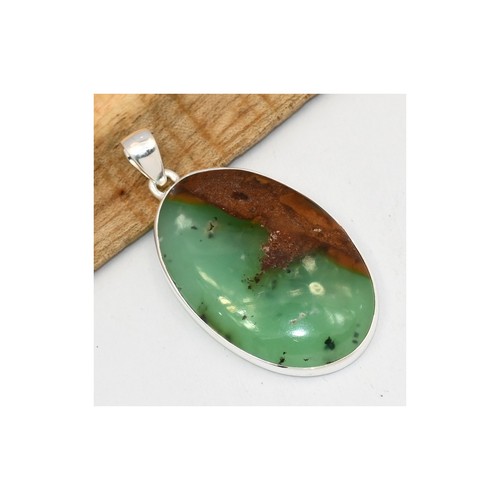 Gros pendentif chrysoprase - gros,