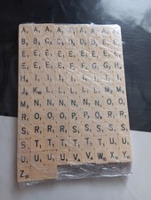 Lettres de scrabble (102) COMPLET.  . ABC
