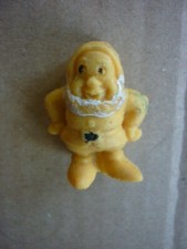 Figurine gomme ESSO GLUPS  Blanche Neige et les 7 nains  JOYEUX version JAUNE