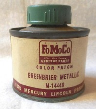1950S FORD MERCURY LINCOLN COLOR PATCH 3 OZ  METAL  CAN ORIGINAL 