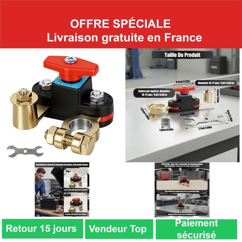 Coupe circuit batterie voiture - circuit,