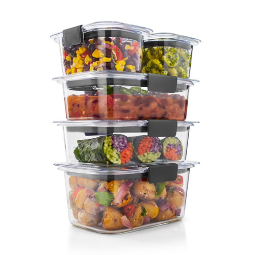 Rubbermaid brilliance piece - brilliance, 10-piece