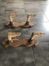 Porte fusil double patte de chevreuil / cerf vintage collection chasse