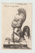 Par MOLYNK . CONSTANT le Coq de CHANTECLER .  Politique CPA 2173