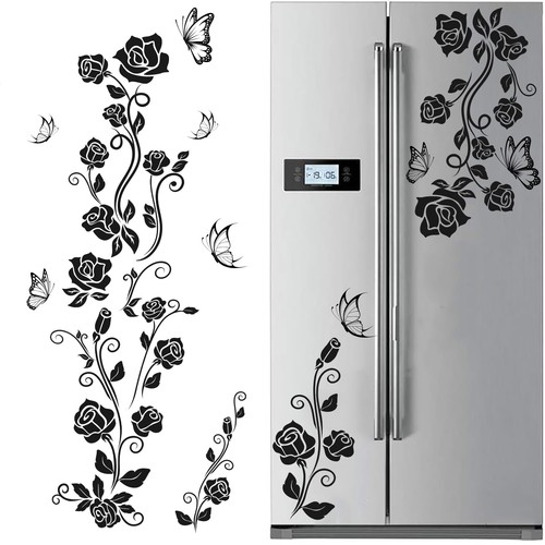 Rose stickers cuisine - stickers, cuisine,noir