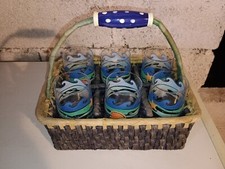 Panier tressé + 6 grands