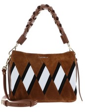 COCCINELLE Boheme New Geomet.Patch Handbag Multi Cognac / Cognac
