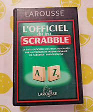 L'officiel du jeu de Scrabble dictionnaire Larousse bon état