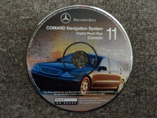 2002 Mercedes Benz Comand Nav Système Canada Numérique Route Carte CD #11 OEM