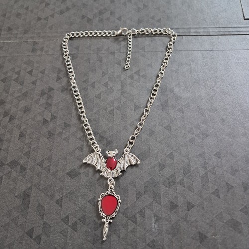 Collier argenté pendentif - collier,