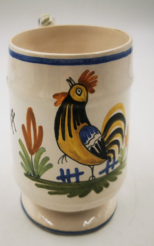 Ancienne chope biere faience - chope,