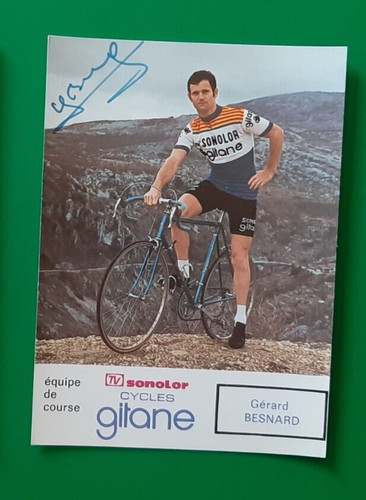 Cyclisme carte cycliste gerard - carte,
