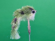 Changeur de jeu White Olive Fresh Saltwater Fly Fishing Trout Pike Streamer...