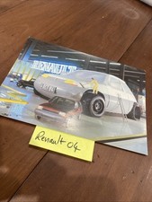 Renault 5 R5 supercinq carte postale promotion salon automobile 1984 vintage