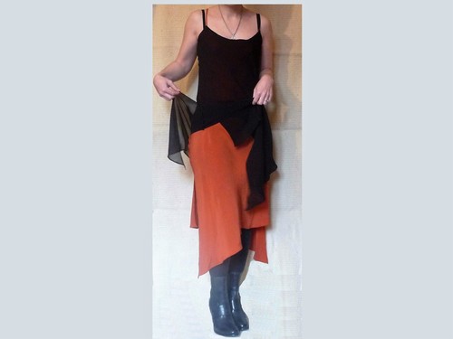Robe longue réversible - 🌼,