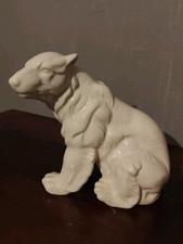 Ours Art Déco L&V CERAM Céramique Émaillée Craquelée