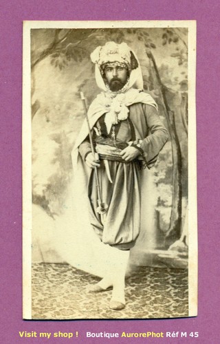 Cdv militaire zouave 1865 - cdv,