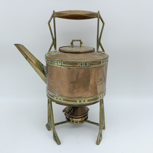 Theiere cuivre art nouveau - en,