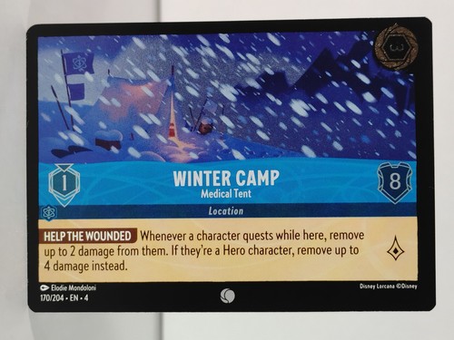 Winter camp medical tent - winter,