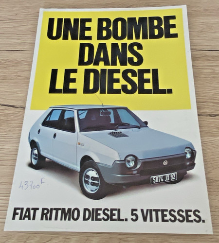 Brochure vente fiat ritmo - de,