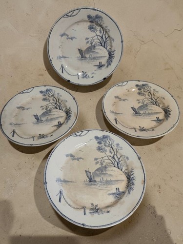 Lot assiettes terre fer - lot,