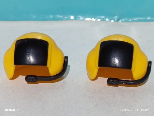 Playmobil casques pilote - playmobil, x2